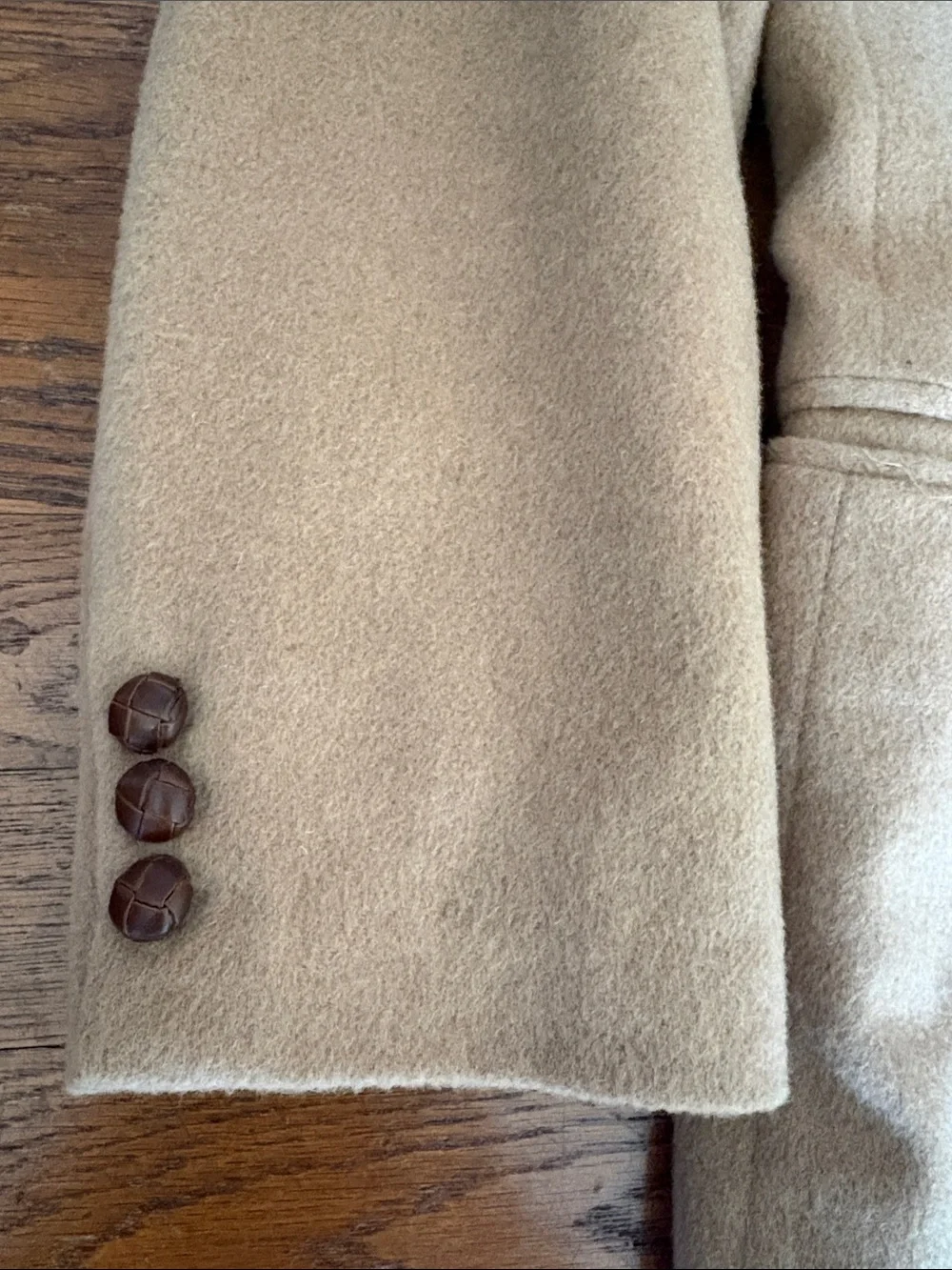 Vintage Camel Hair Beige Tan Sport Coat Overcoat